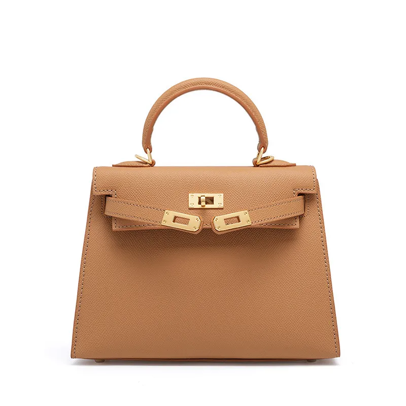 MAKOM BAGS - Fashionable Mini Leather Kelly Bag