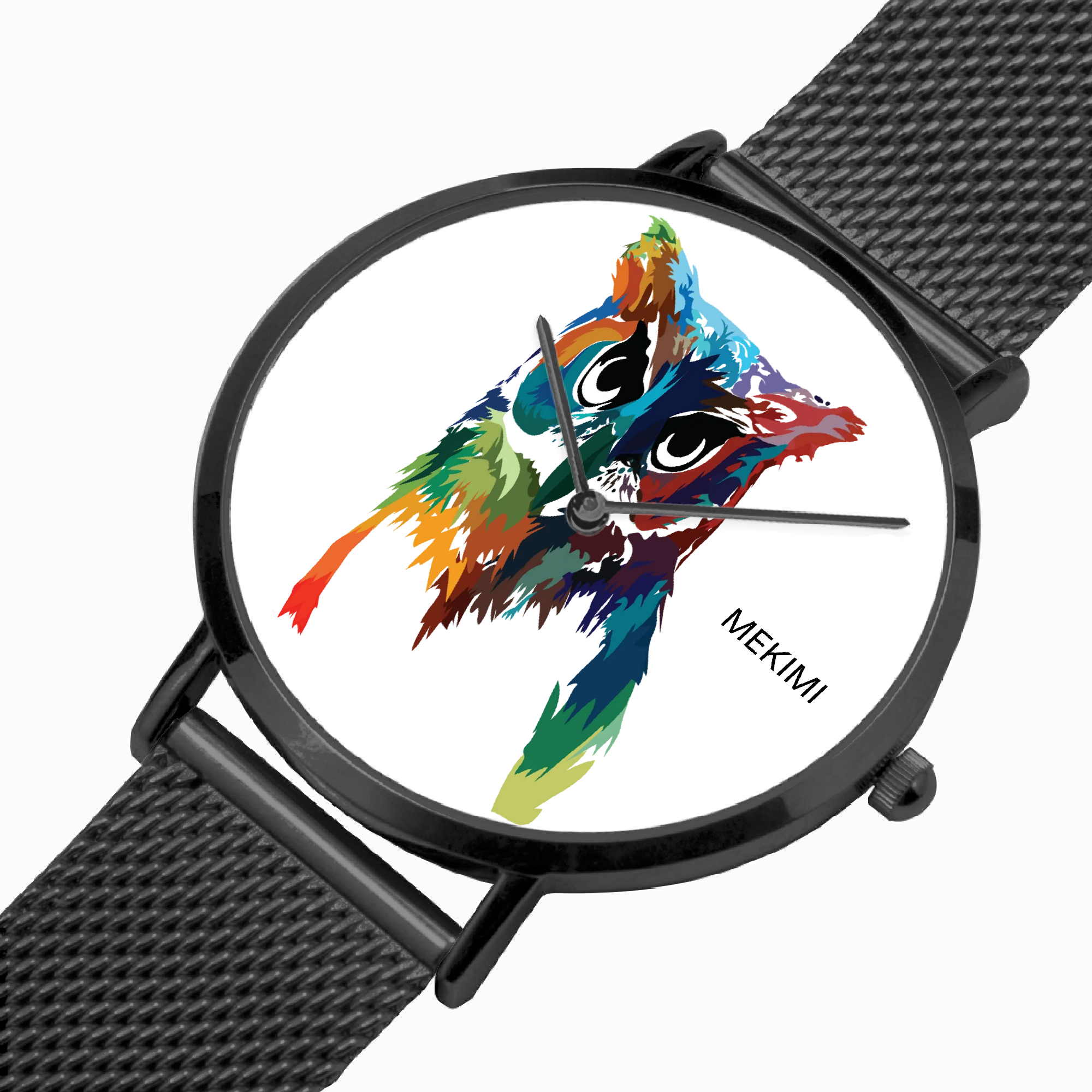 MEKIMI WATCH- Colorful Owl Artwork Watch