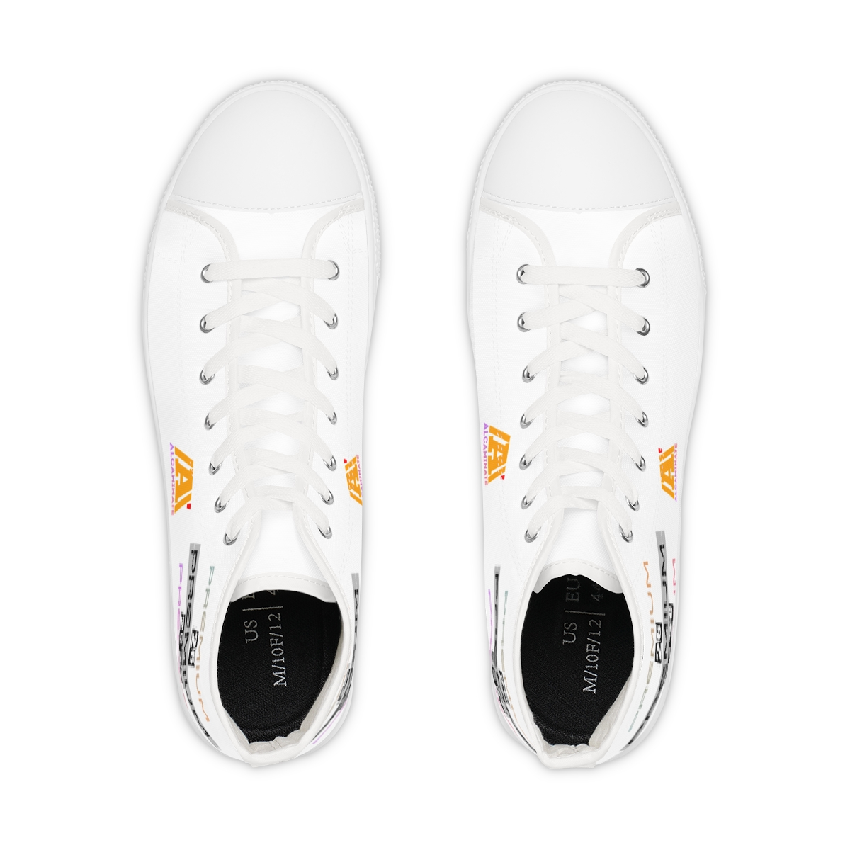 Alcaminate high top sneakers