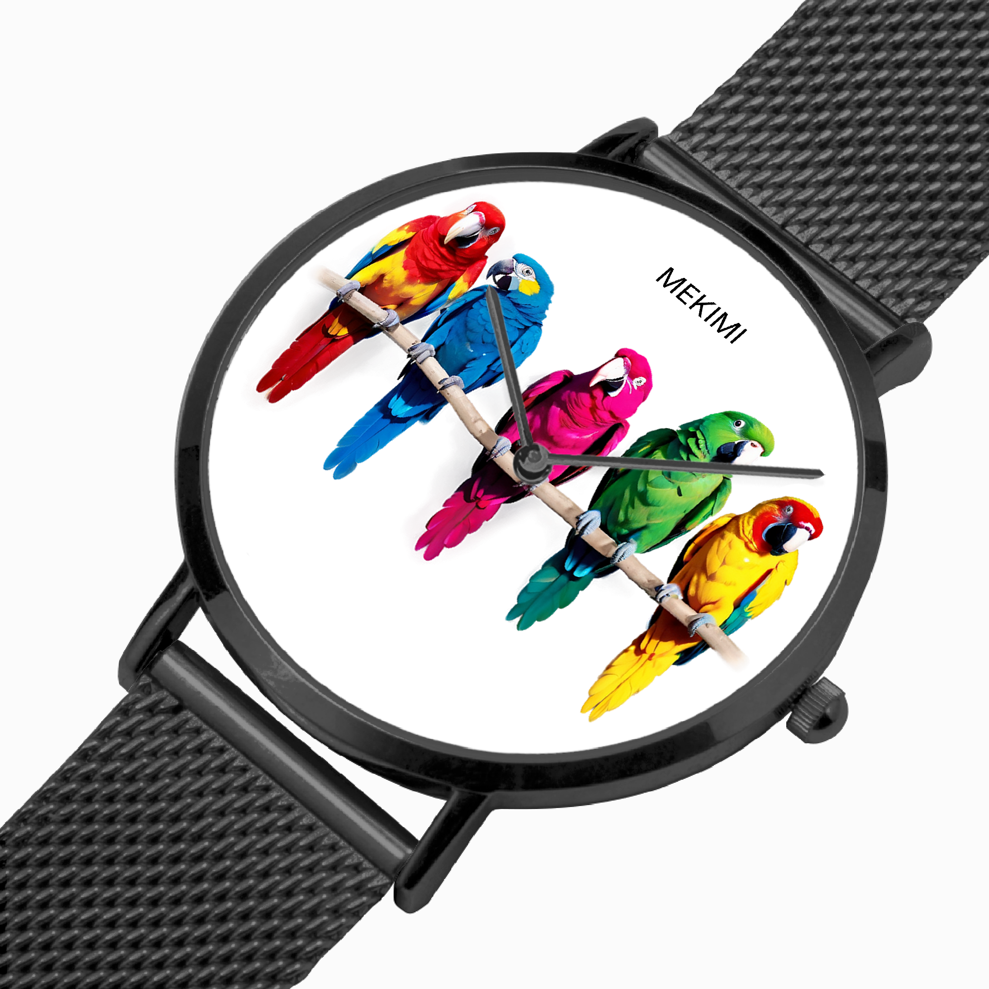MEKIMI WATCH-Parrots on a Branch Watch
