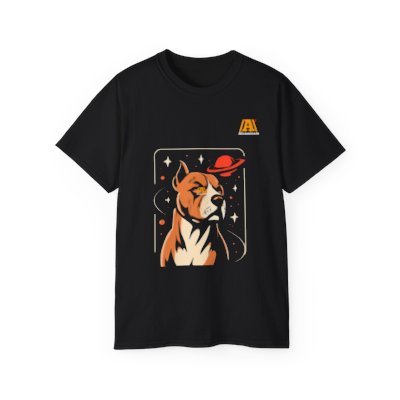 Astronaut Dog Tee | Space Pup Graphic T-Shirt, Pla
