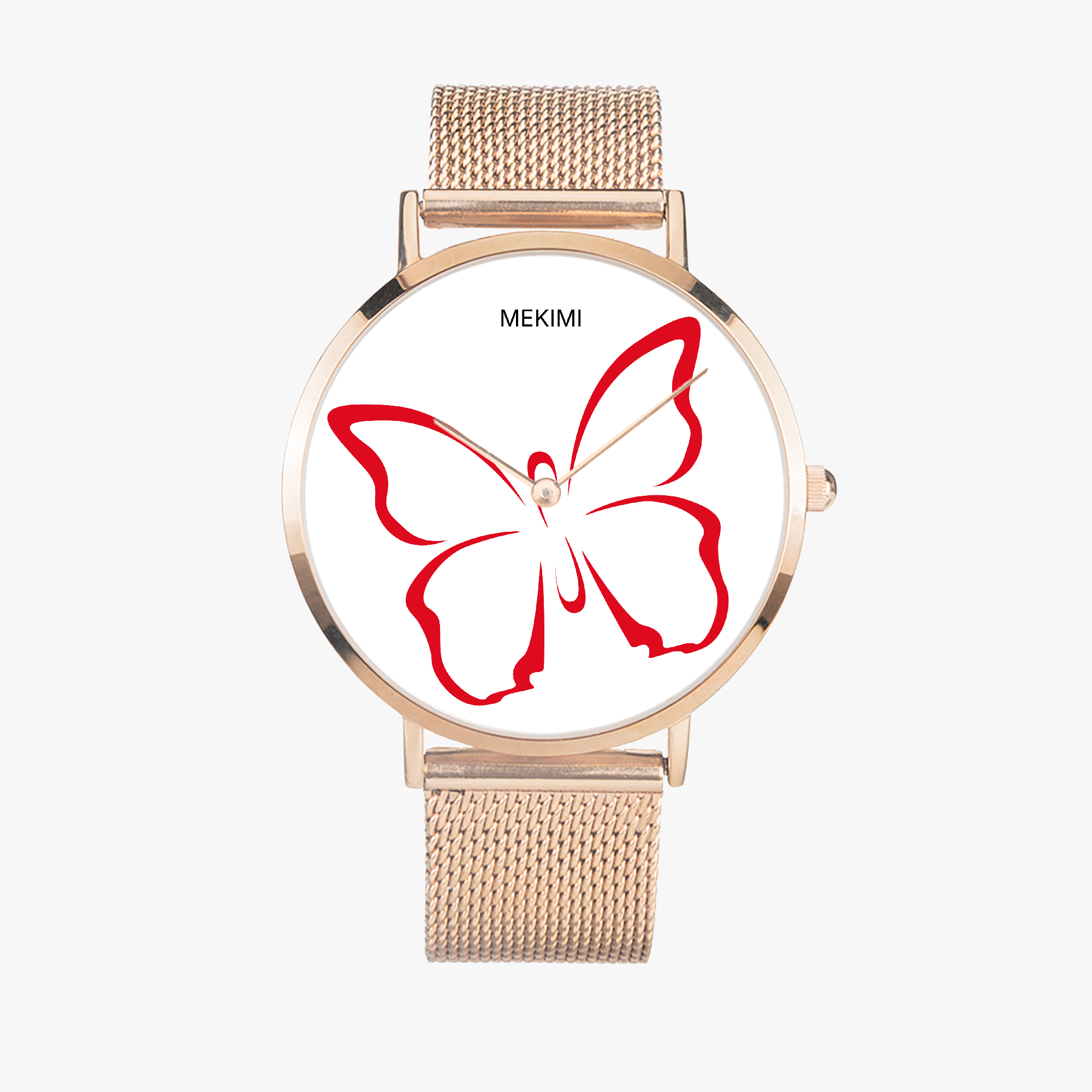 MEKIMI WATCH-Red Butterfly Watch