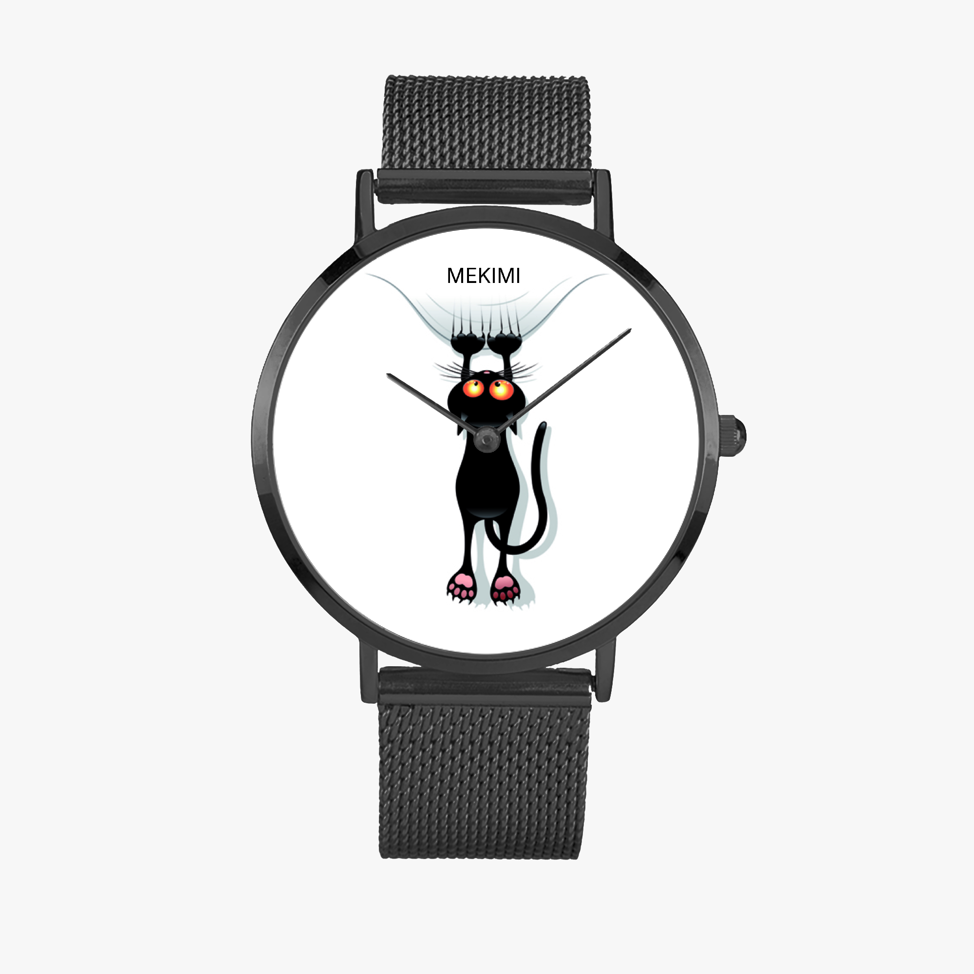MEKIMI WATCH-Amusing Black Cat Watch