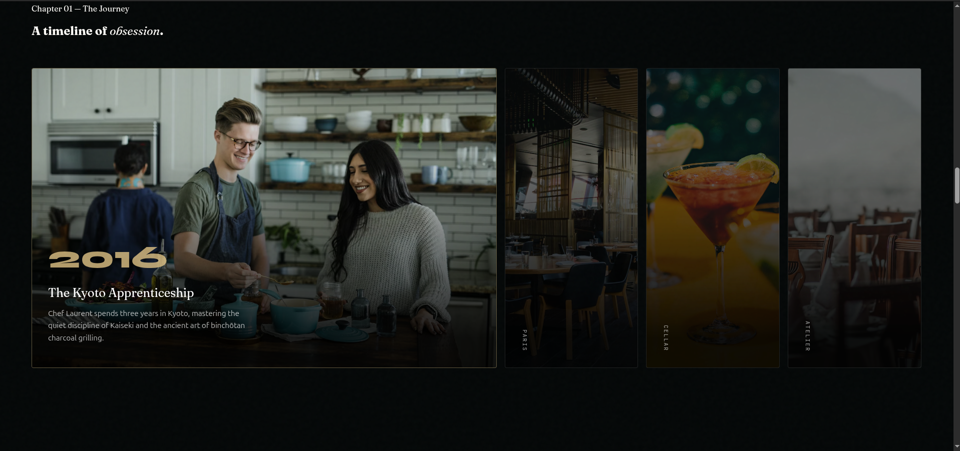 NOIR & SEL — Maison Culinaire Resturant