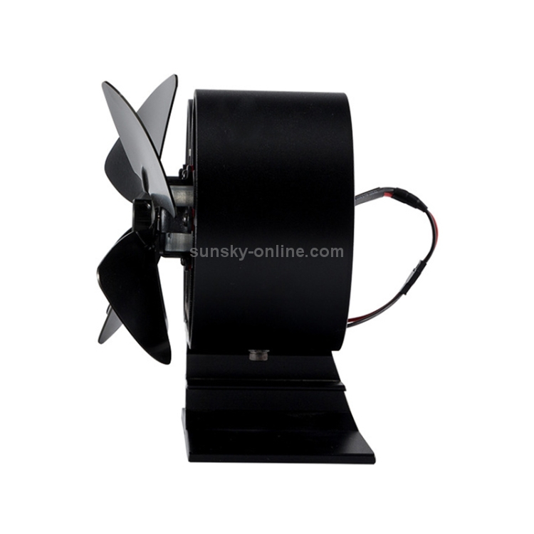 Double Head 8-Blade Aluminum Heat Powered Fireplac