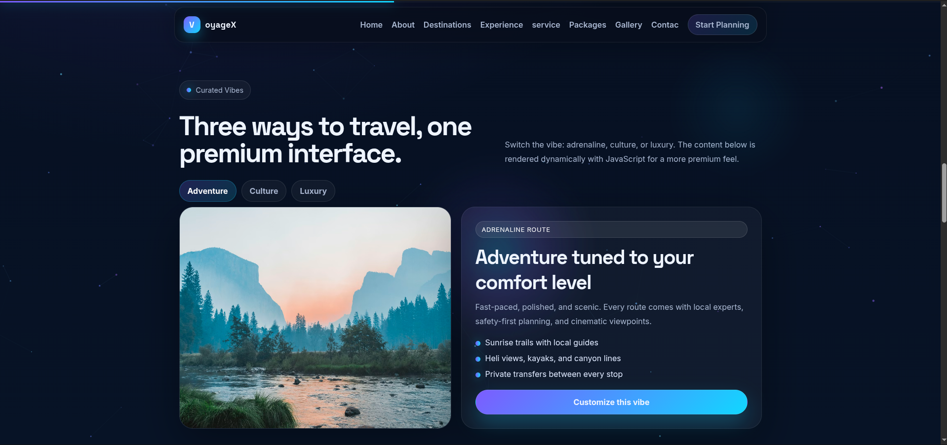 VoyageX Tourism