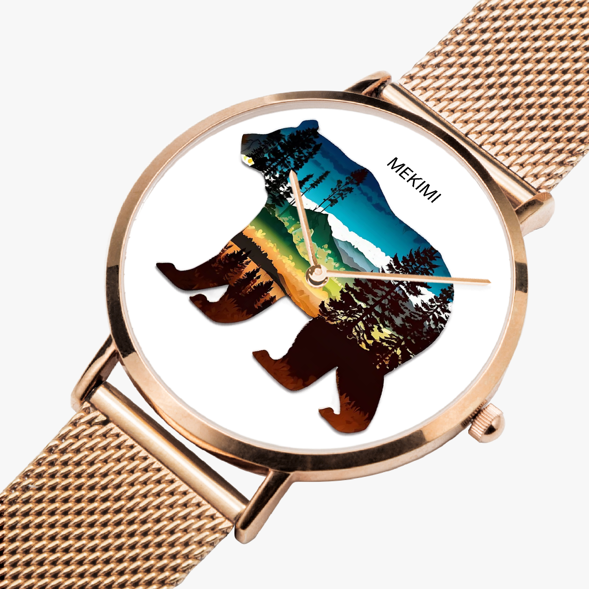 MEKIMI WATCH-Abstract Bear Watch