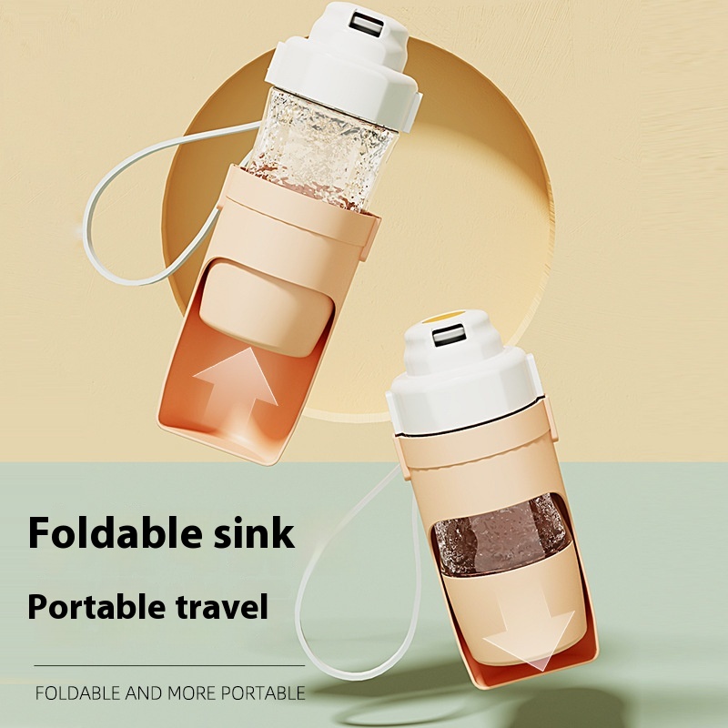 Premium 2-in-1 Dog Travel Water Bottle & Food