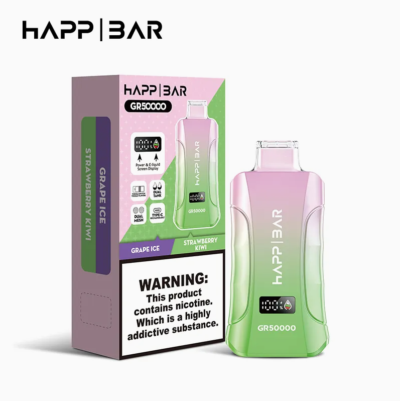 HAPP BAR Grape Ice & Strawberry Kiwi
