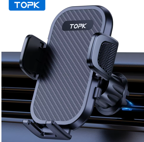 TOPK D42-G Car Phone Holder Mount, Upgraded Metal