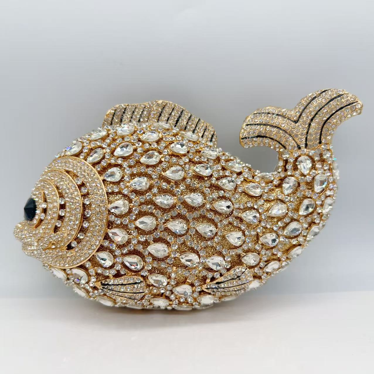 Fish Rhinestone Clutch for Weddings