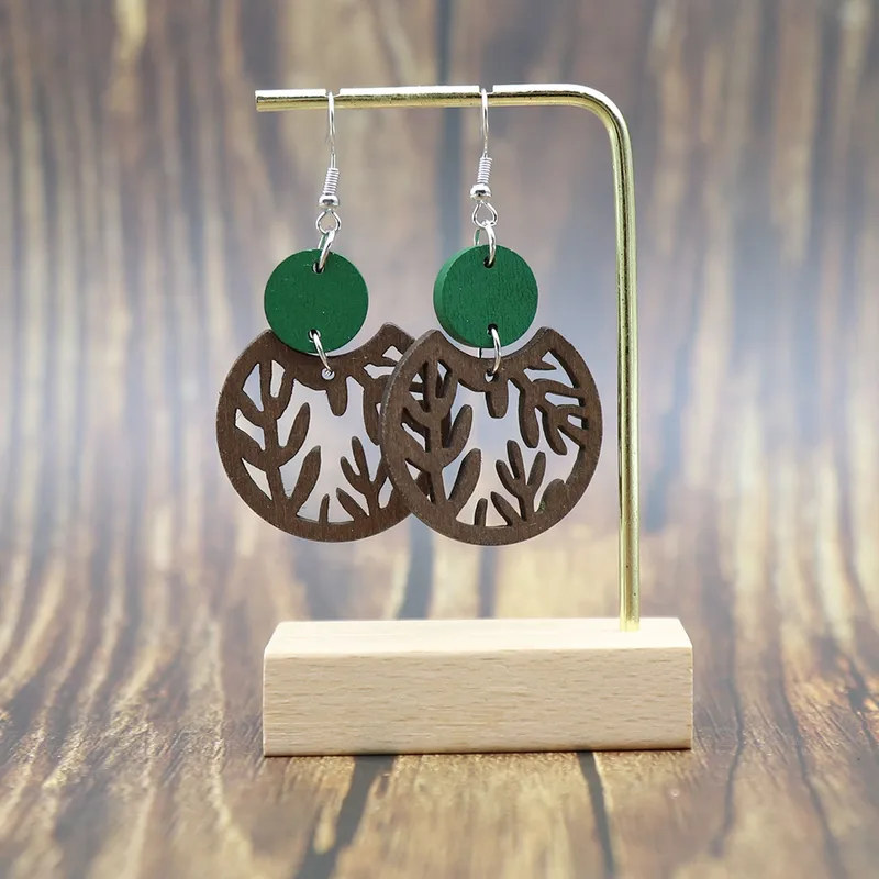 MEKIMI JEWELRY-Vintage Style Wood