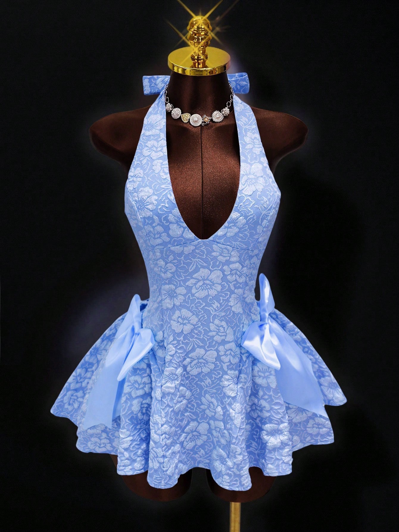 Baby Blue Mini Dress
