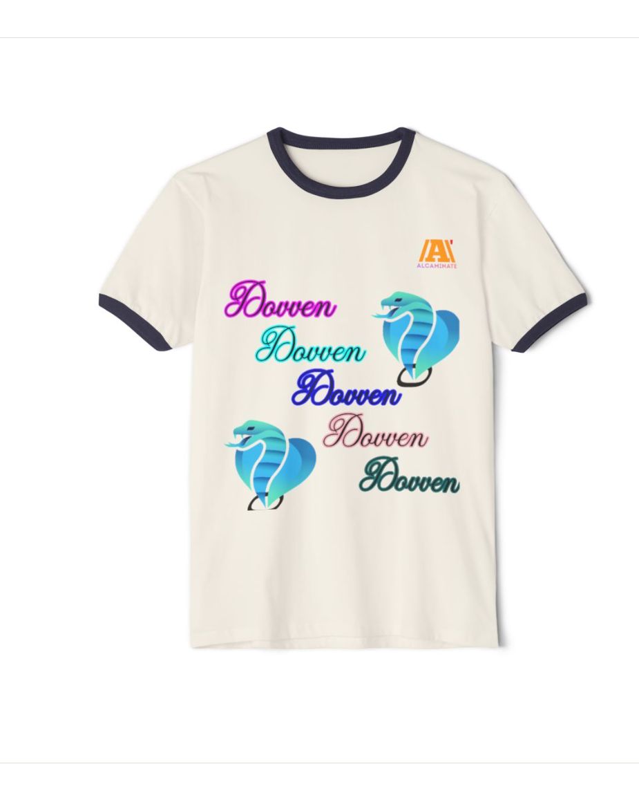 Alcaminate Devvon Blue Cobra Illustration  Tee