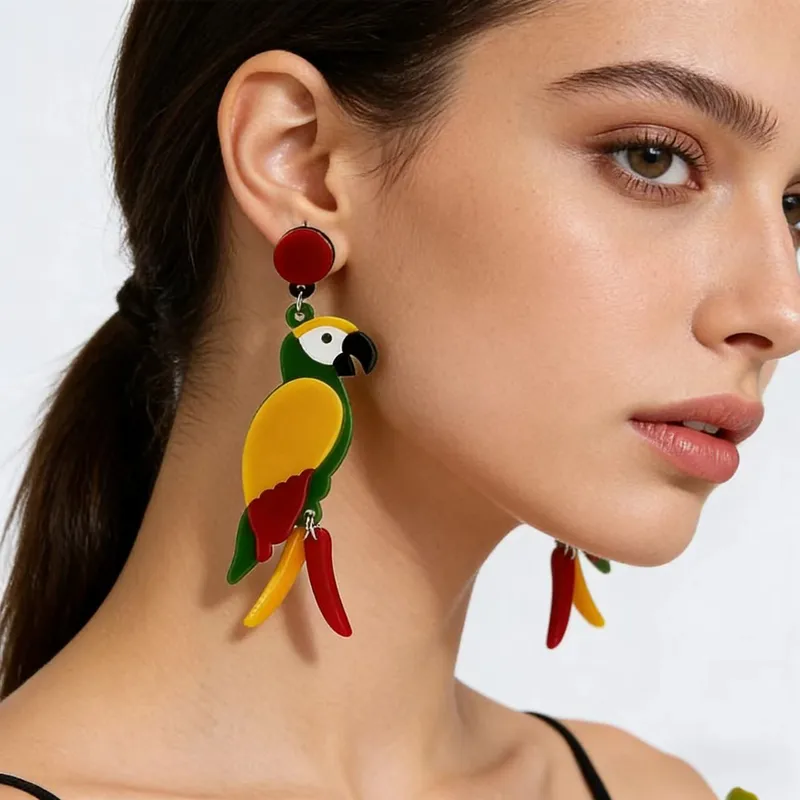 MEKIMI JEWELRY- cute parrot