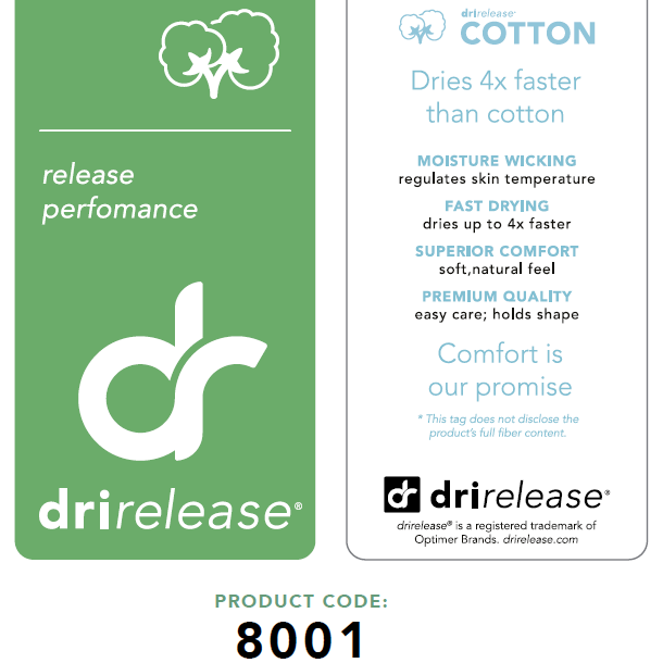 drirelease Hangtags - Cotton image