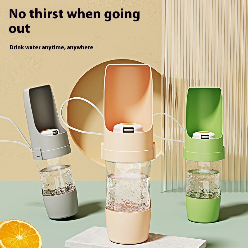 Premium 2-in-1 Dog Travel Water Bottle & Food