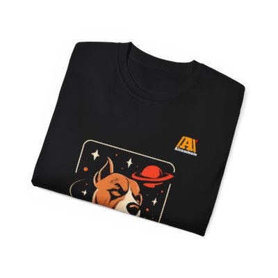 Astronaut Dog Tee | Space Pup Graphic T-Shirt, Pla