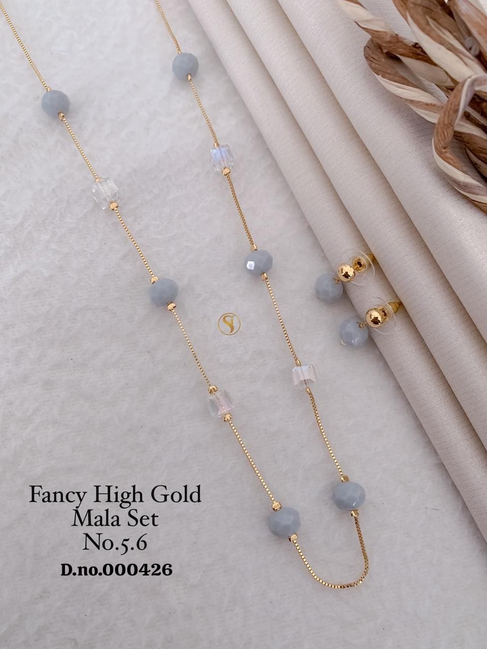 Fancy High Gold Mala Set image