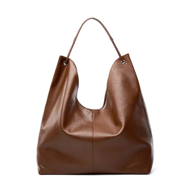 MAKOM BAGS- Tanned Leather Tote Bag