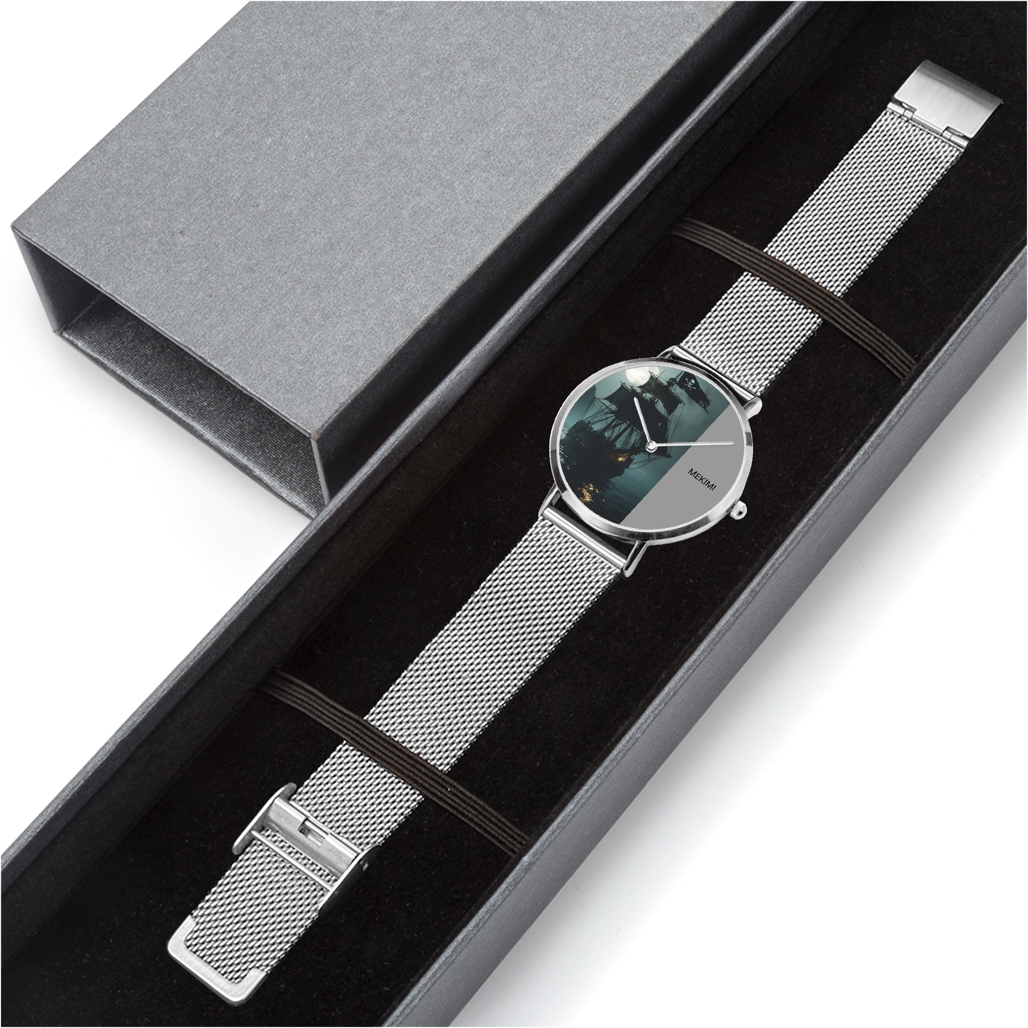 MEKIMI WATCH- Mysterious Pirate Ship Watch