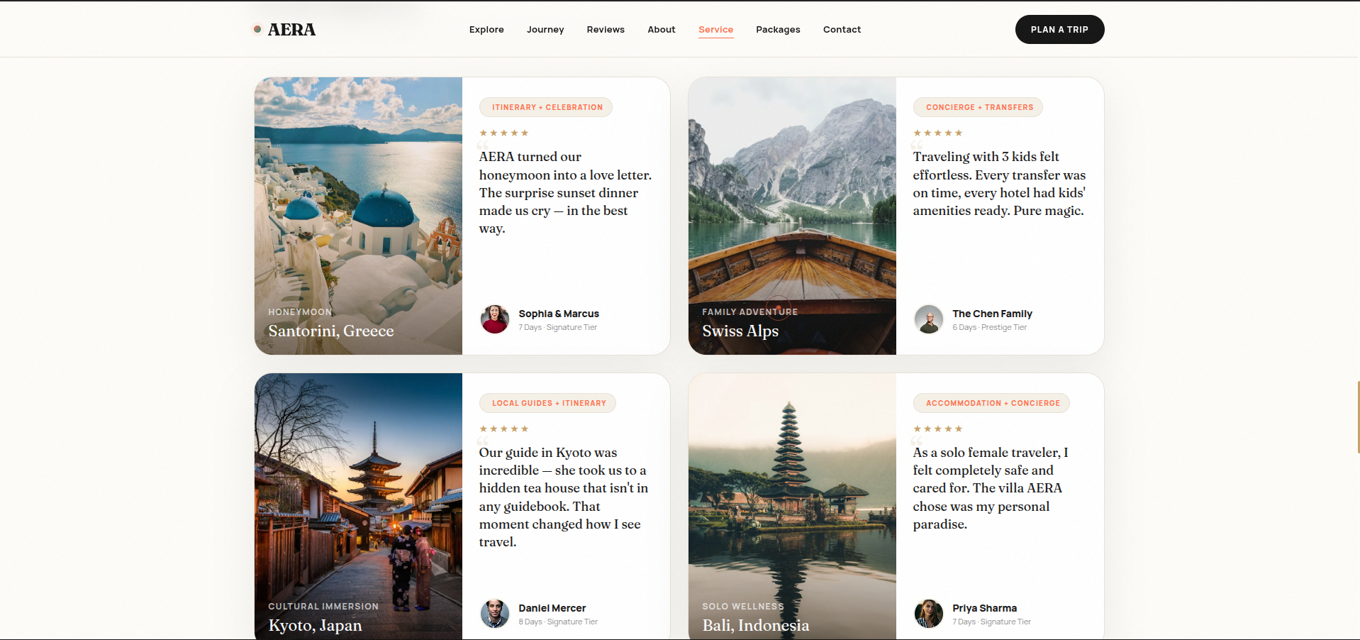 AERA Voyages — Premium Tourism