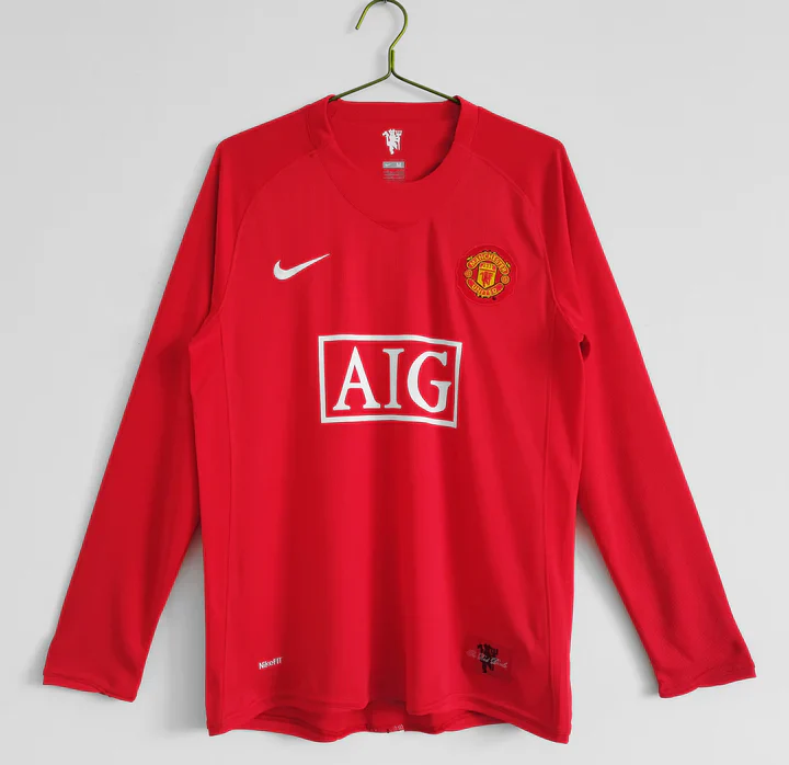 Manchester United 2007-08 Home Retro Jersey