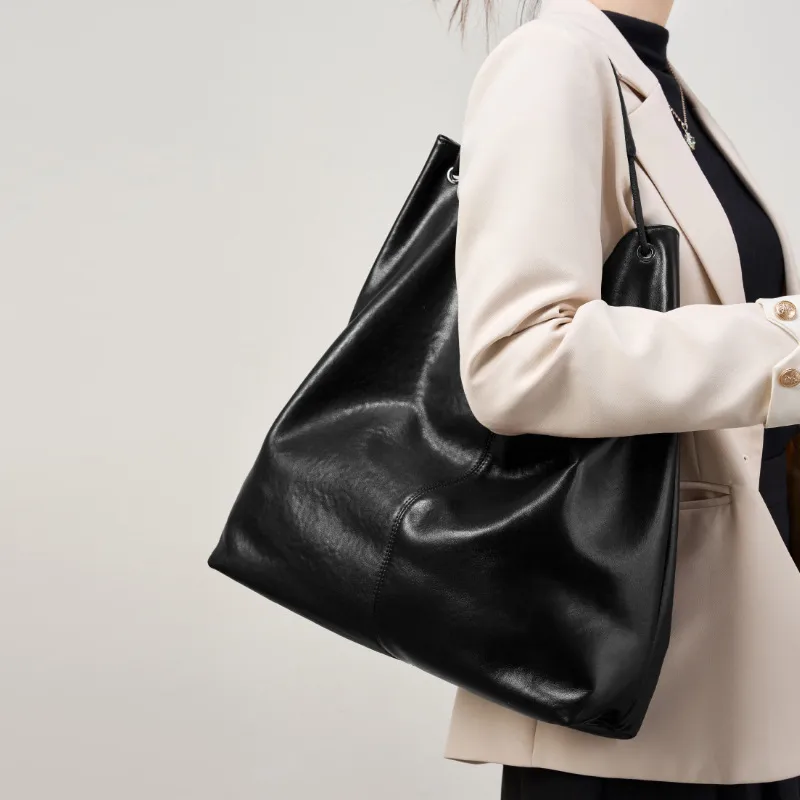 MAKOM BAGS- Tanned Leather Tote Bag