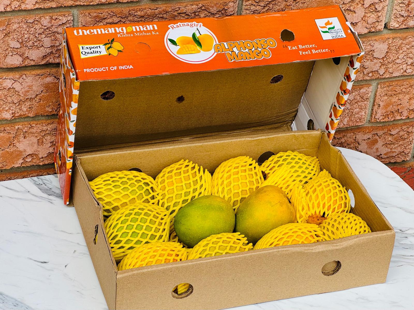 Alphonso Mangoes Box of 11/12: Pick Up Apr 24