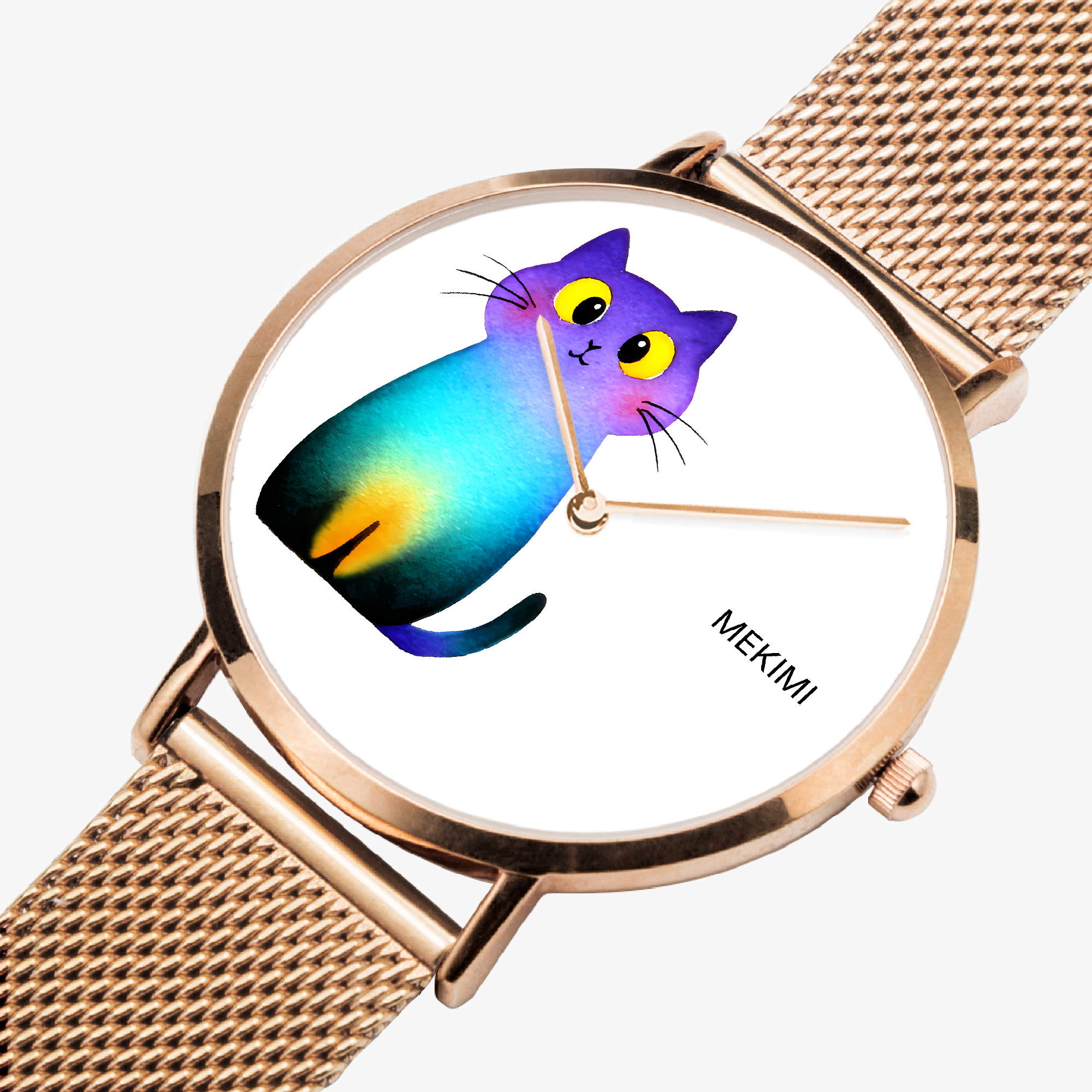 MEKIMI WATCH-Purple-Blue Gradient Cat Watch