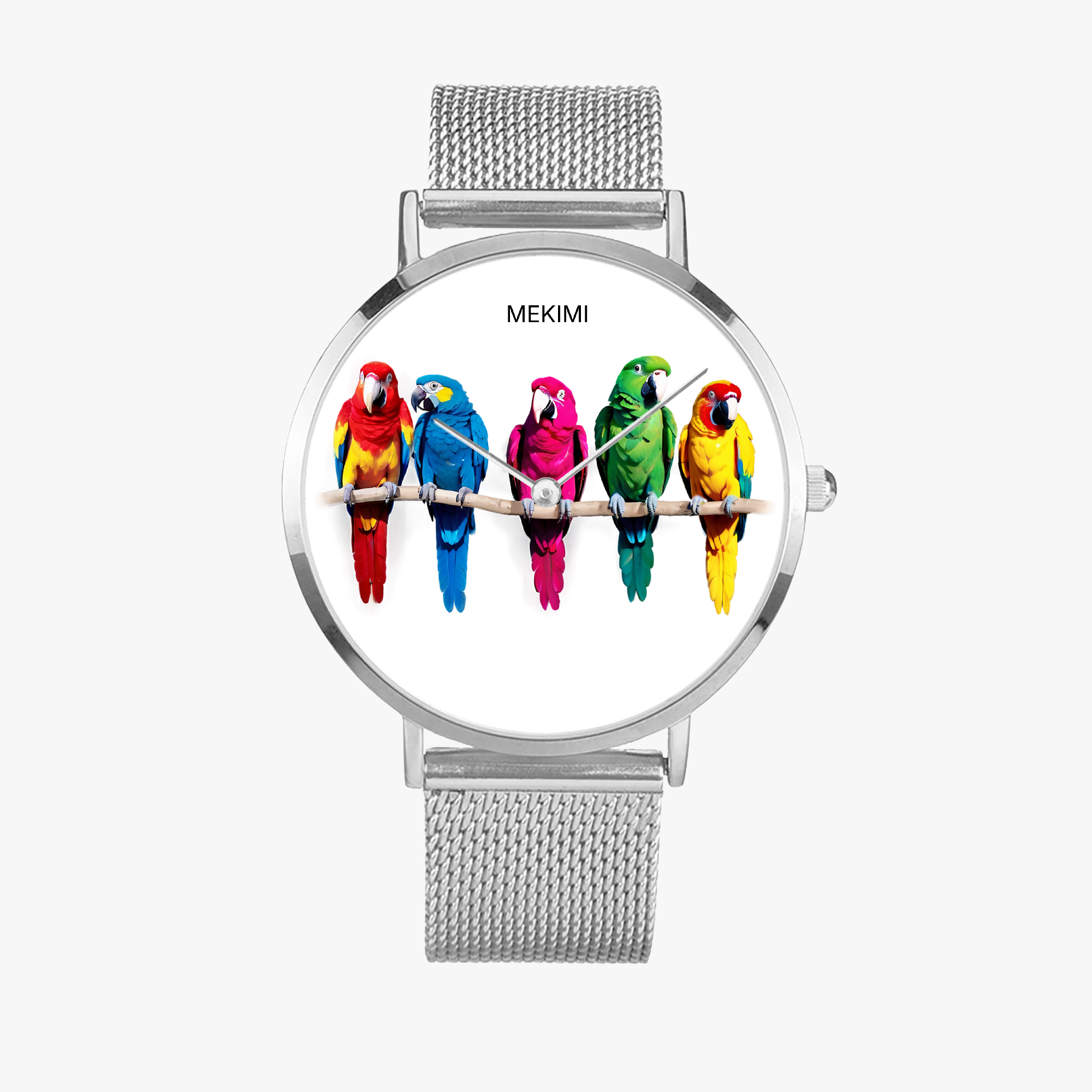 MEKIMI WATCH-Parrots on a Branch Watch