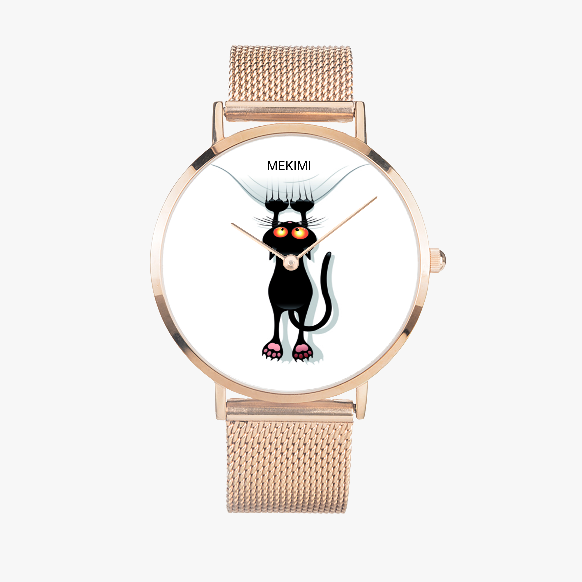 MEKIMI WATCH-Amusing Black Cat Watch