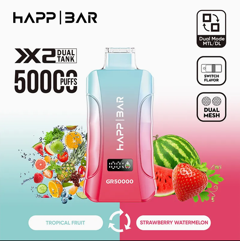 HAPP BAR Tropical Fruit & Strawberry watermelon