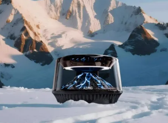 Volcano Iceberg View Aromatic Car Perfume