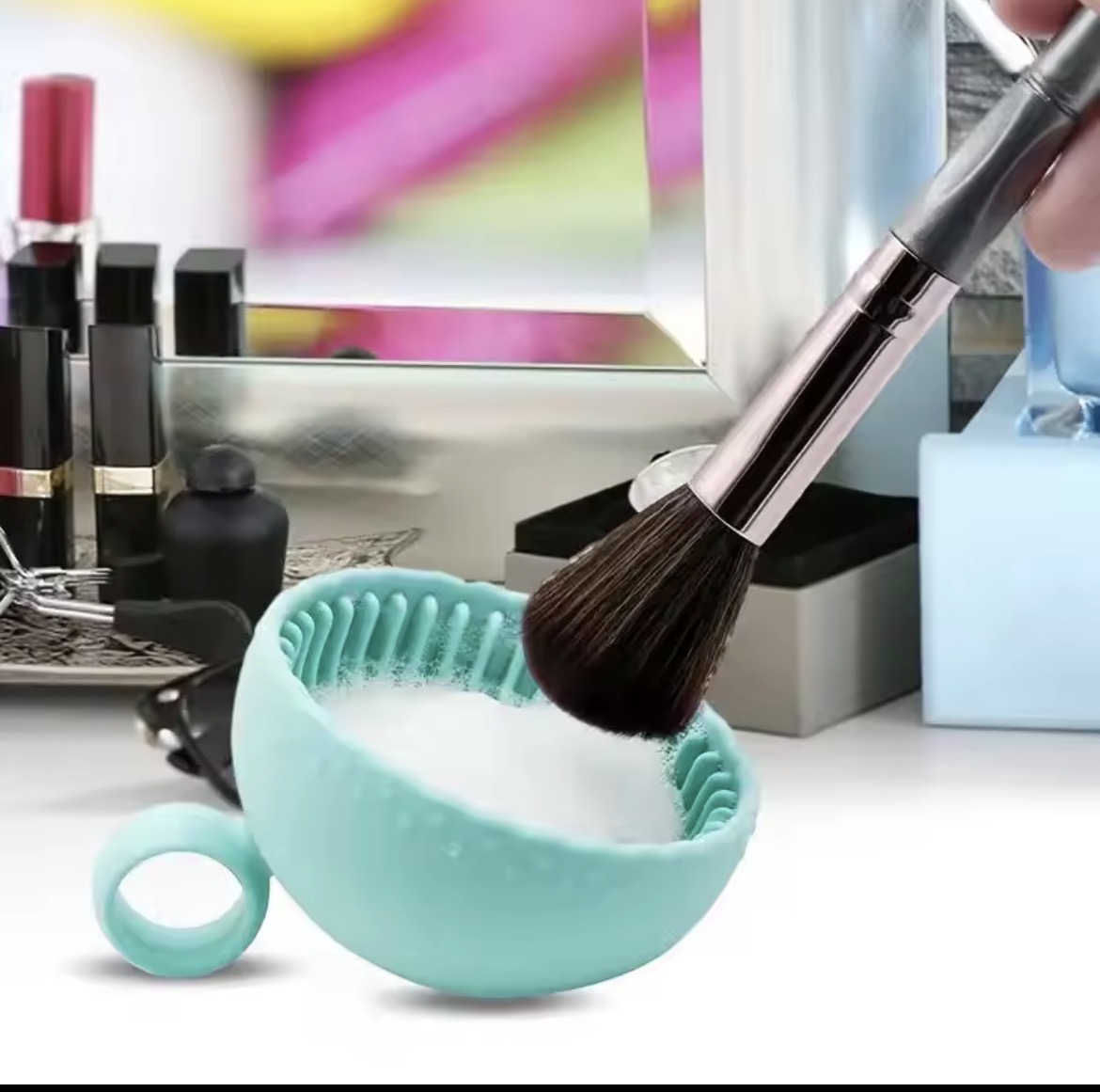 1 Stück QuickClean Make-up-Pinselreiniger