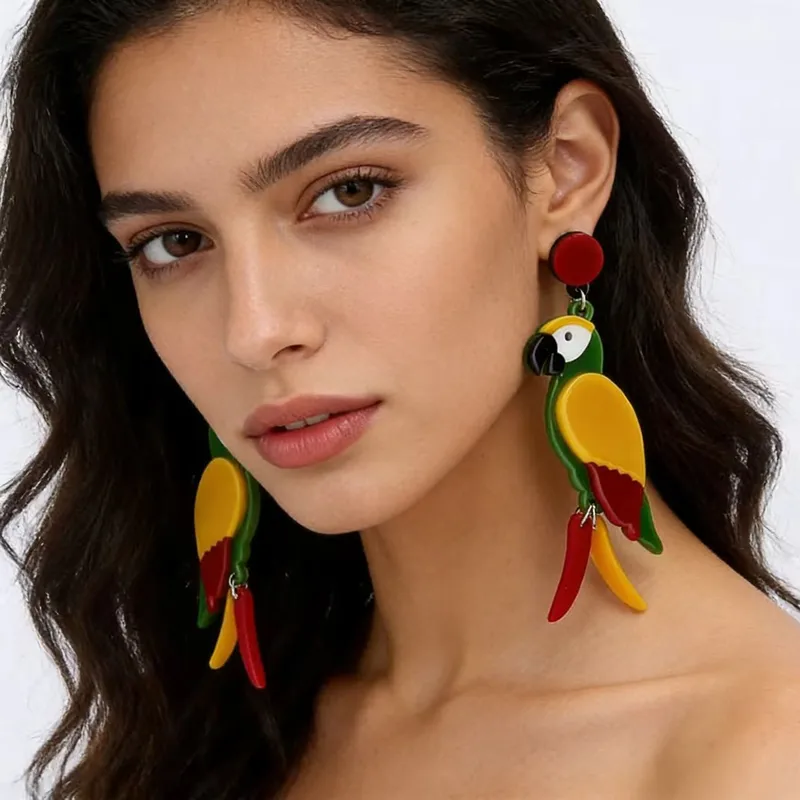 MEKIMI JEWELRY- cute parrot